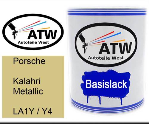 Porsche, Kalahri Metallic, LA1Y / Y4: 1L Lackdose, von ATW Autoteile West.